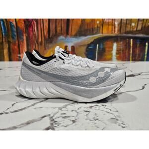Saucony Endorphin Pro 4 White Silver Size 11 US Men's S20939-201 Running Shoes